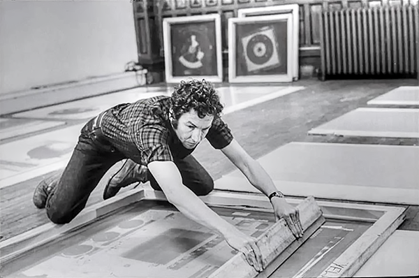 Rauschenberg screenprinting